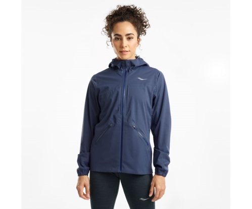 Tenis Saucony Drizzle Jacket Mujer Chaquetas Ropa Mood Indigo México MX-071-DN